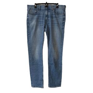 Everlane Mens Selvedge Slim Fit Jeans 34x32 Blue Light Wash Denim